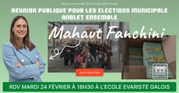 Réunion publique École Évariste Galois